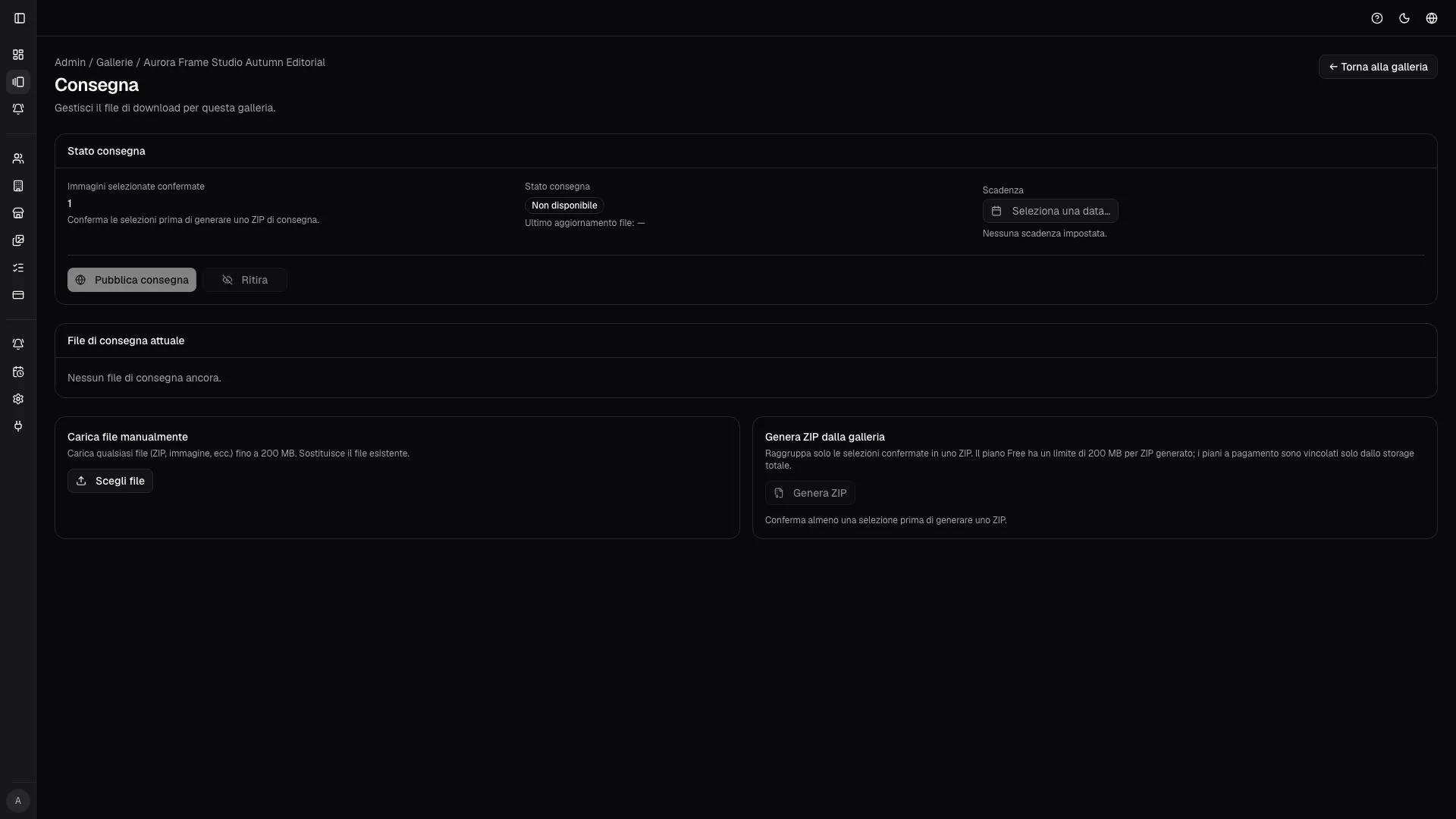 PhotoProofing upload and delivery workflow